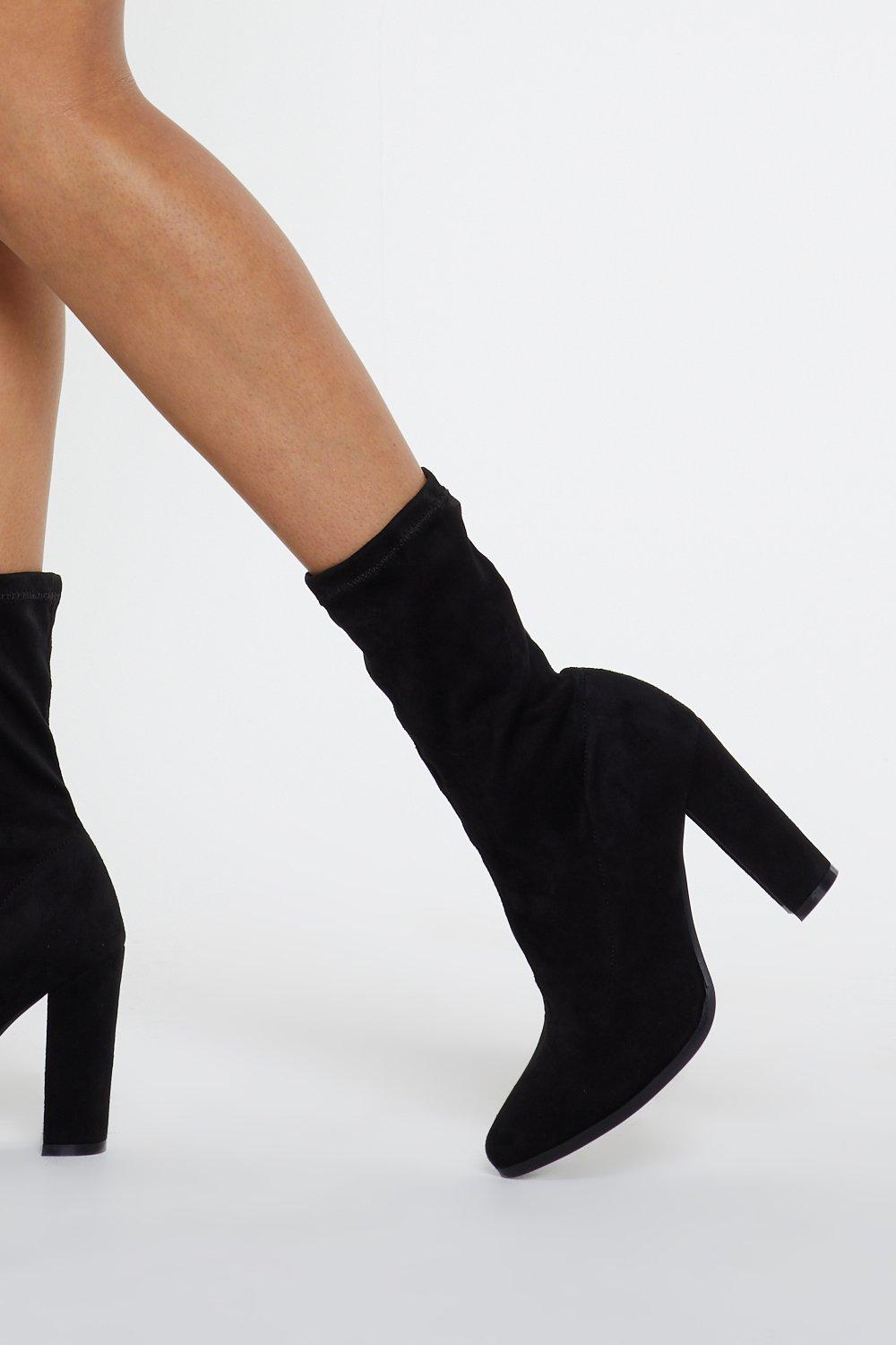 dusty blue booties