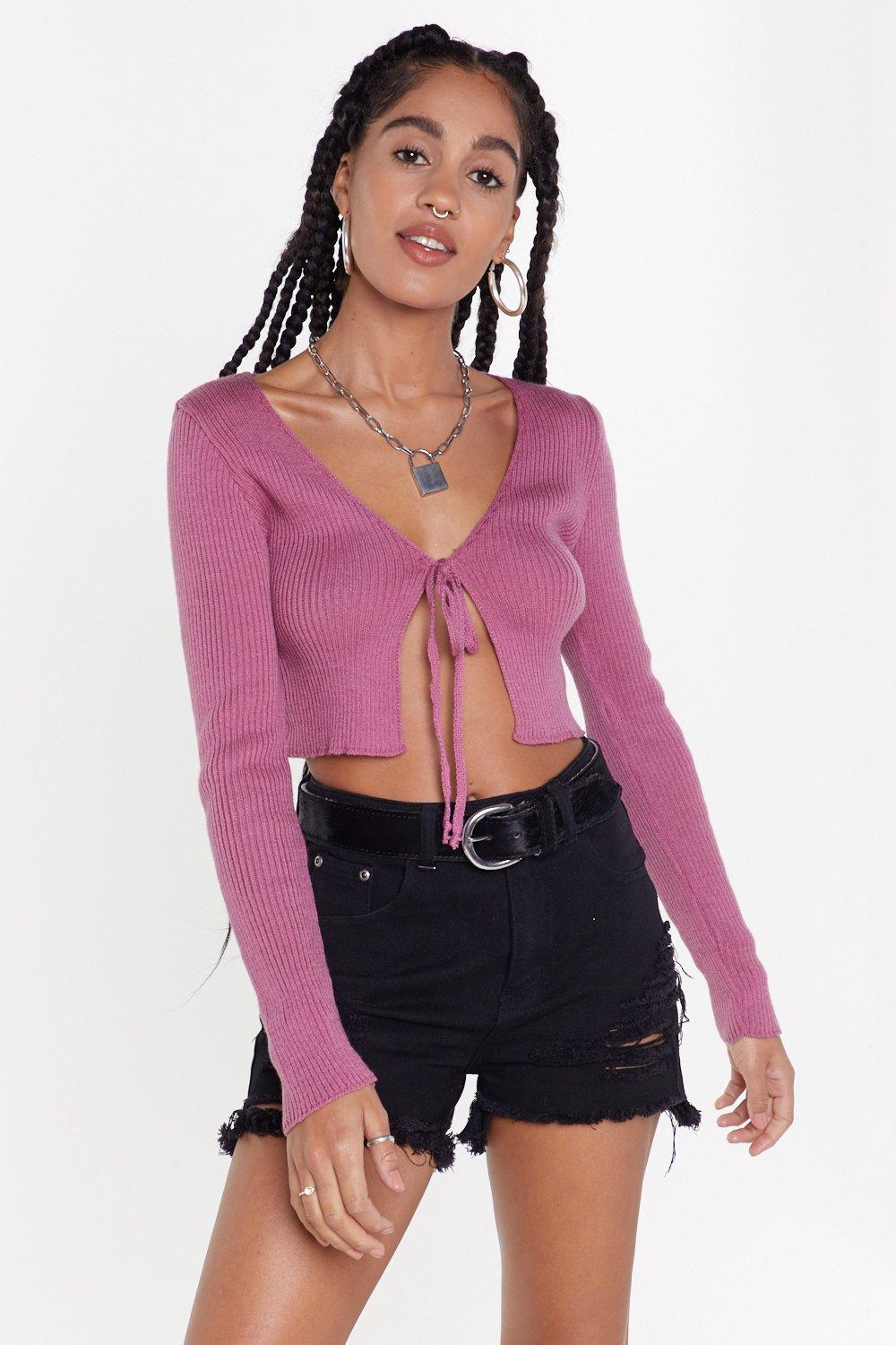 tie front cardigan uk