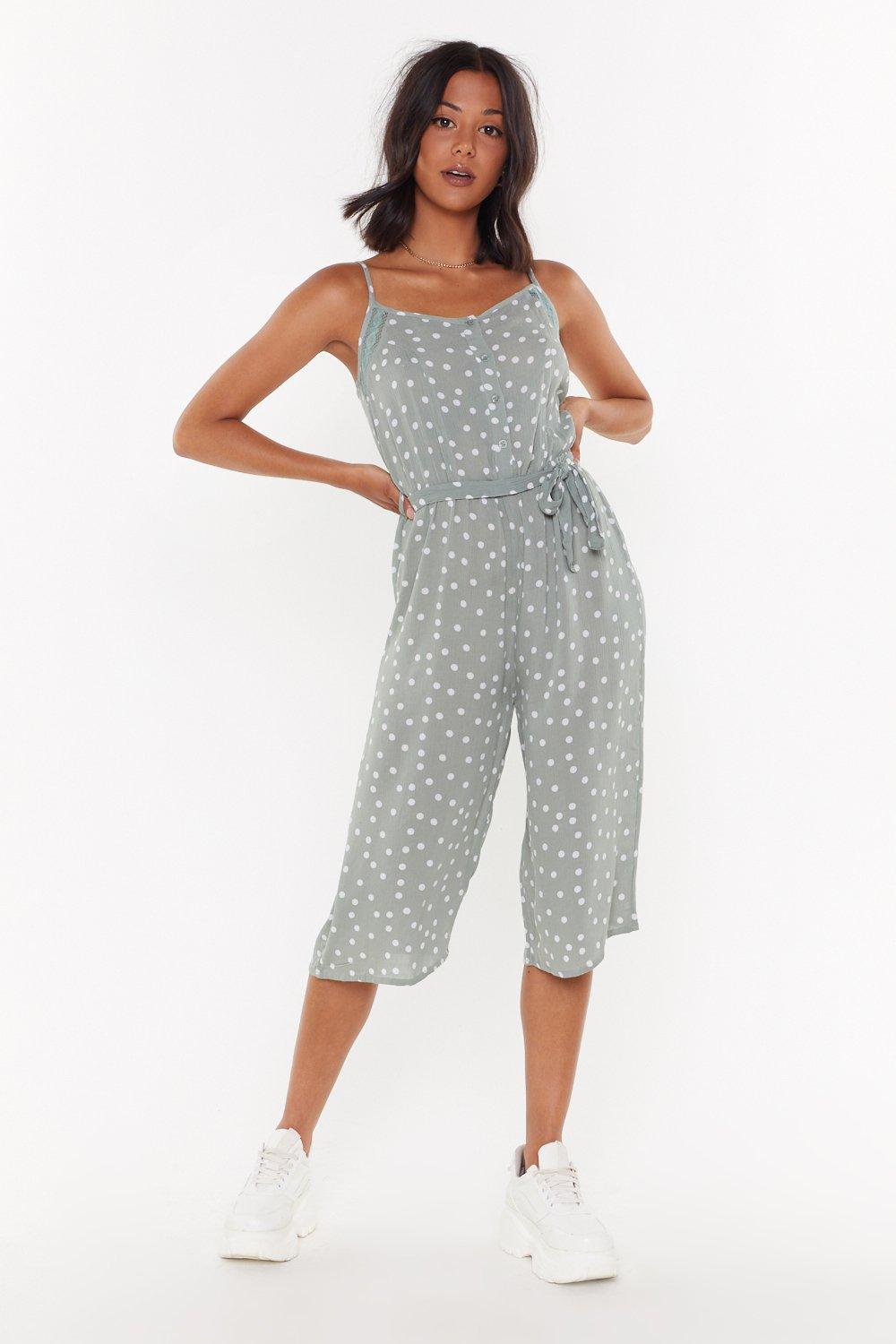 crinkle jumpsuit culotte