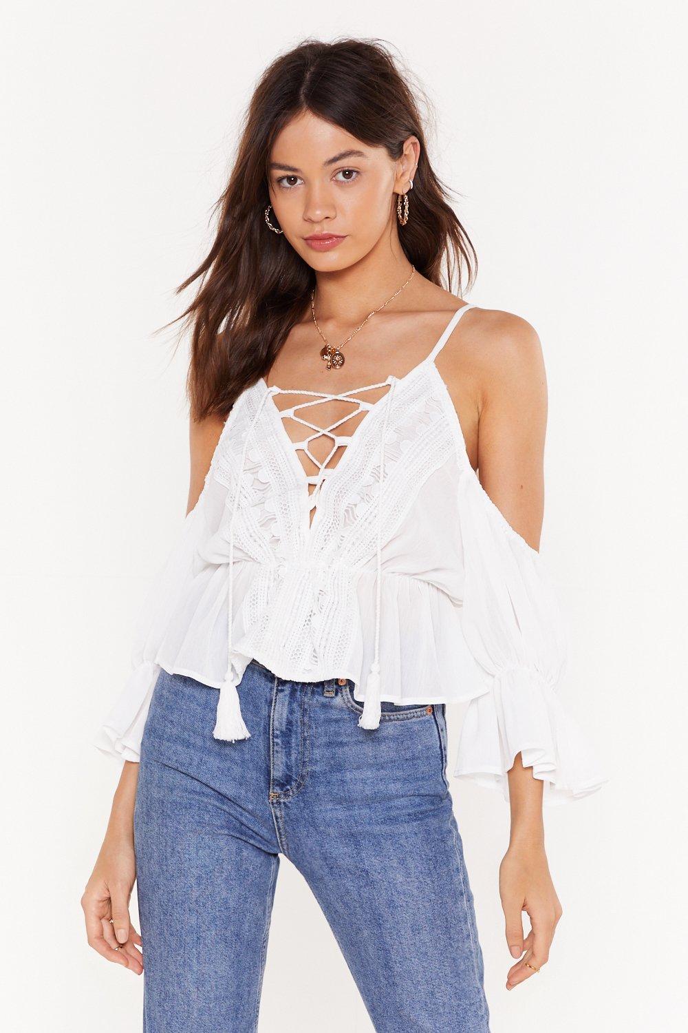 ruched ribbed top