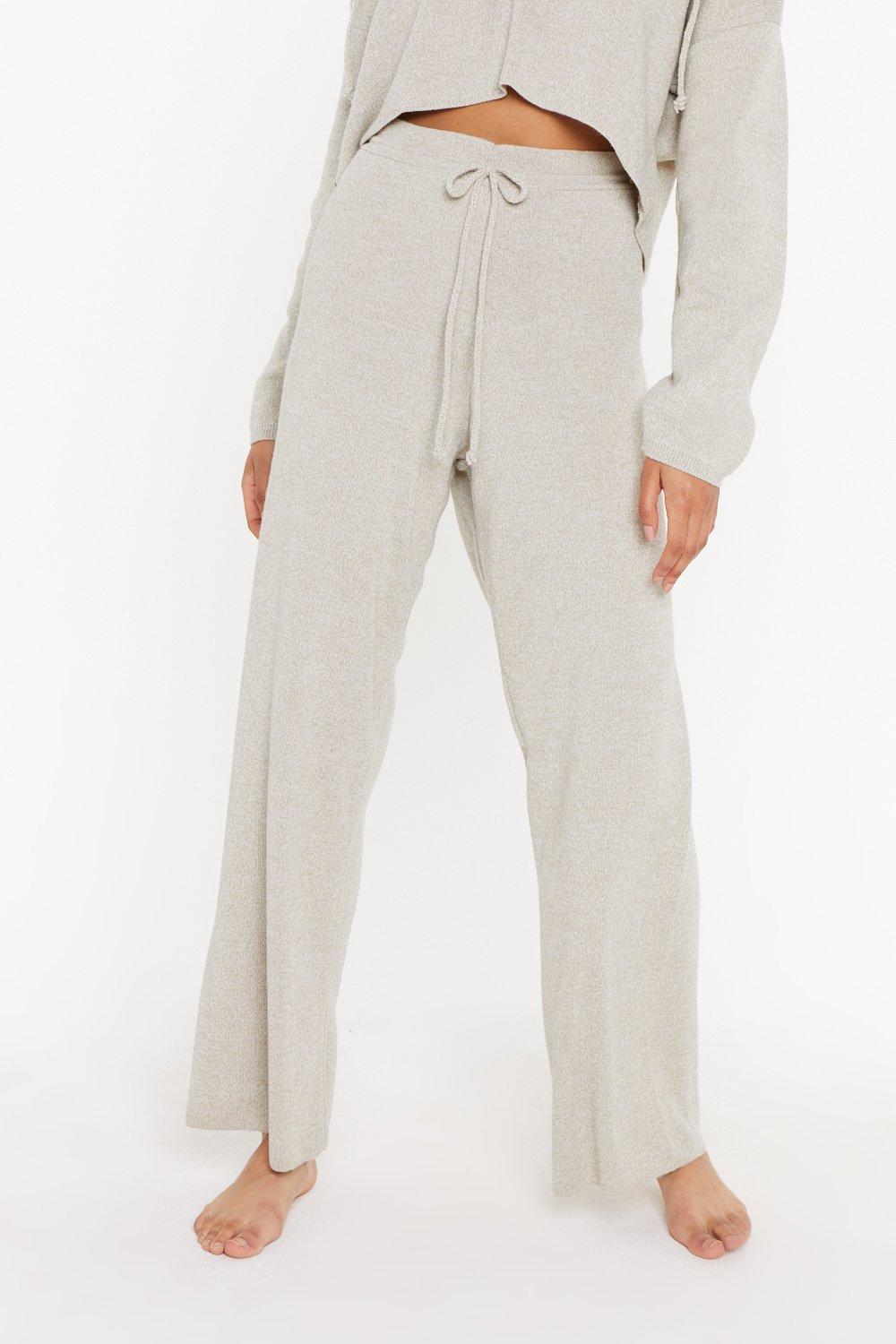Knitted Wide Leg Lounge Pants | Nasty Gal