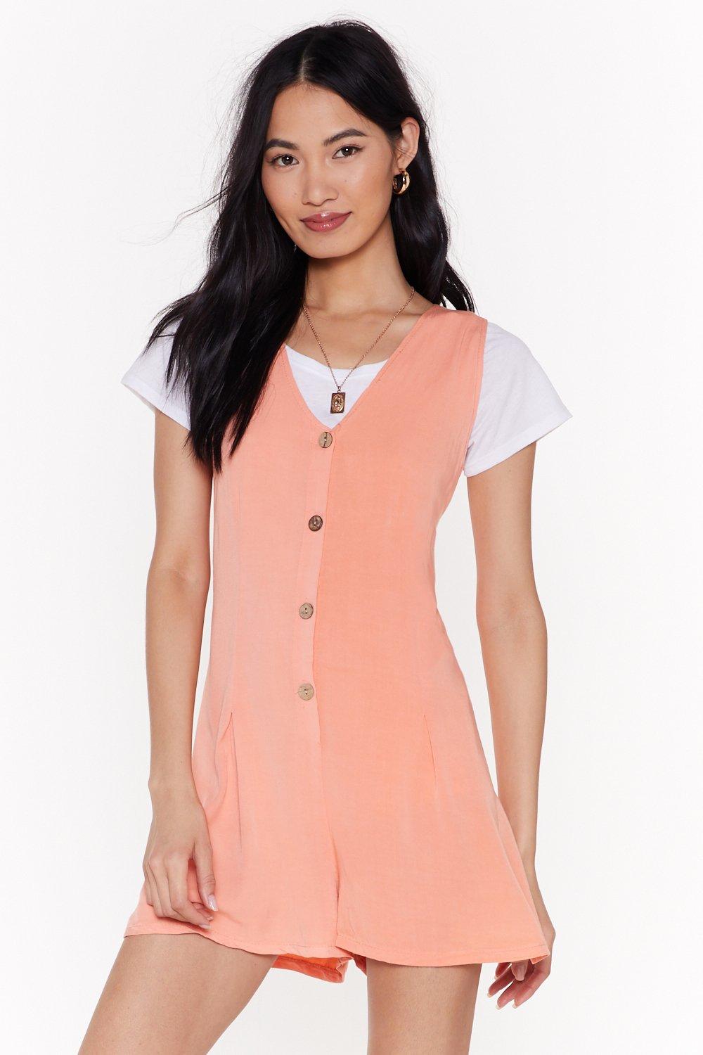 button down playsuit