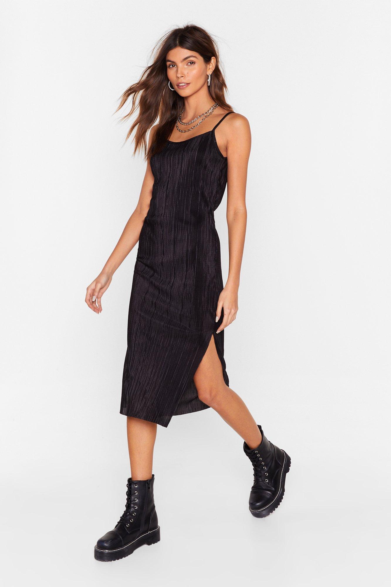 plisse dress