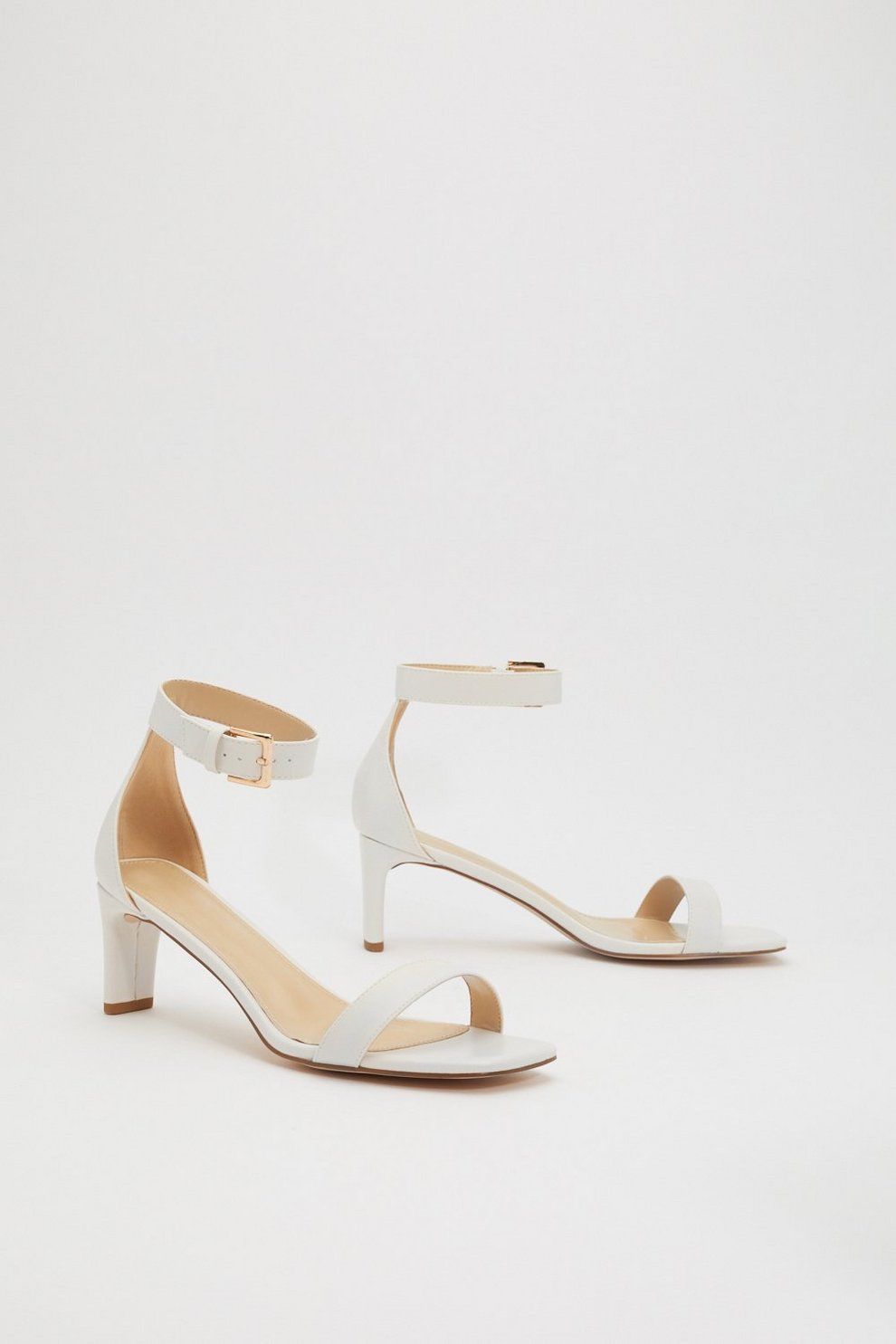 Flat's Off to You Kitten Heels | Shop Clothes at Nasty Gal! White Wedding Shoes kitten heel Ivory or White or Off White