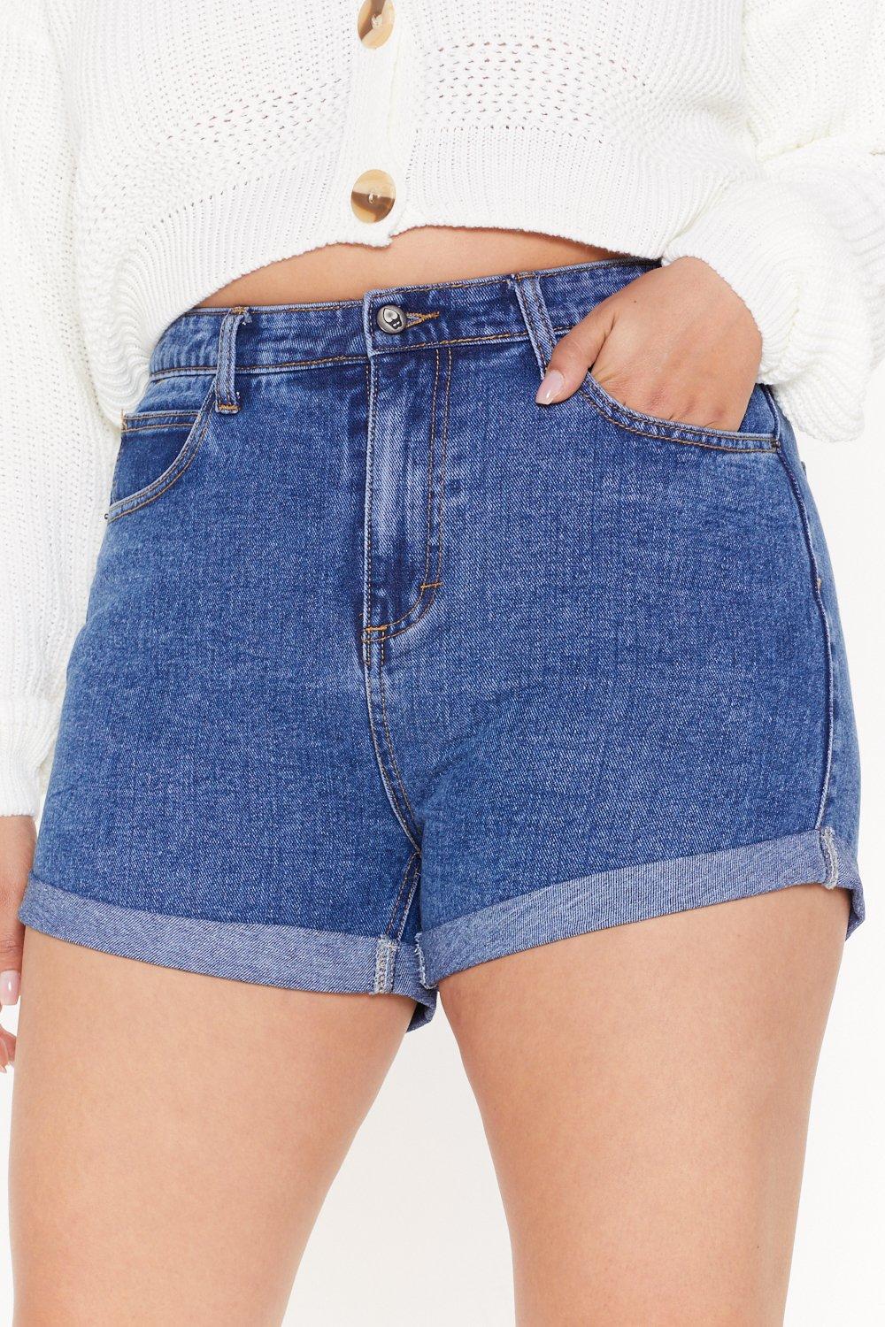 please jeans shorts