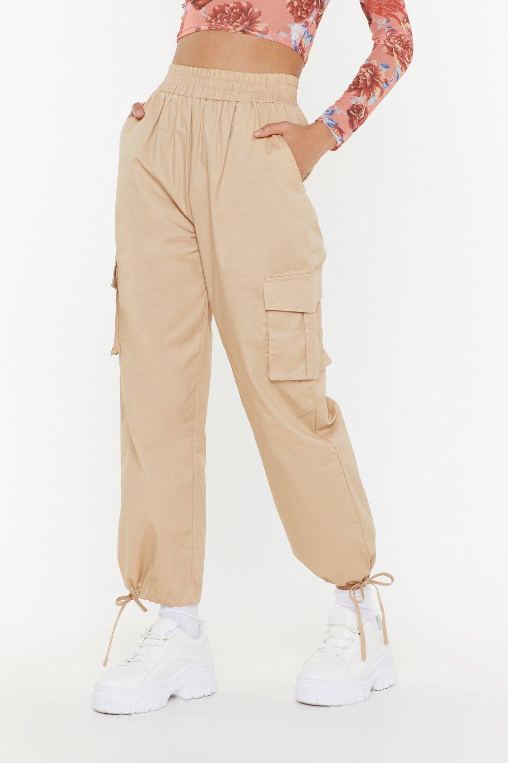 cargo beige trousers