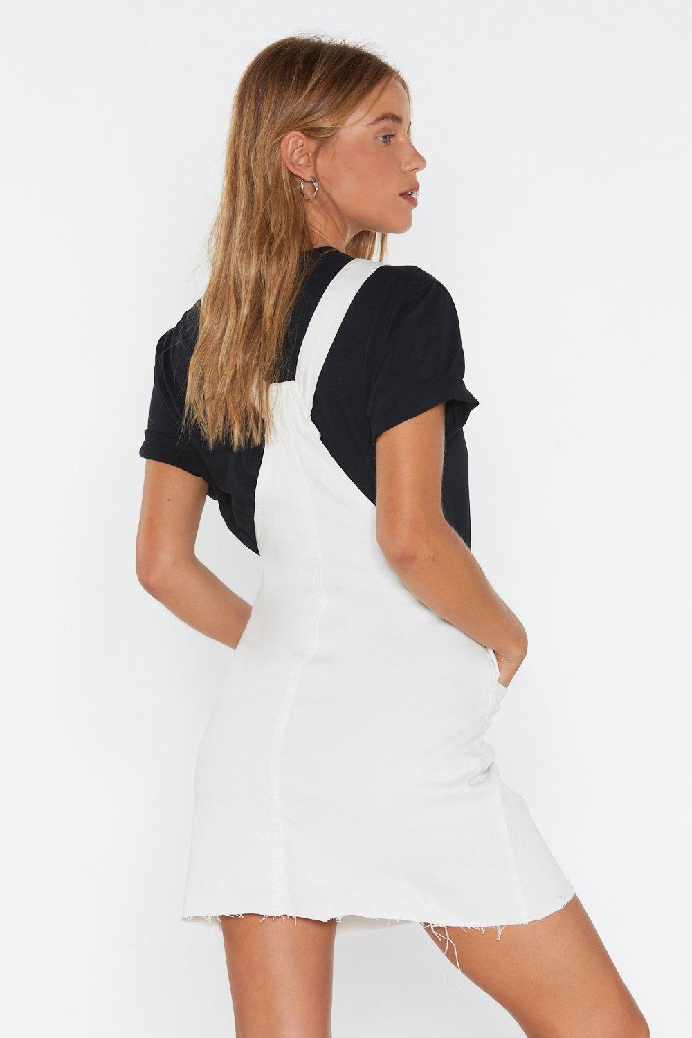 nasty gal pinafore dress