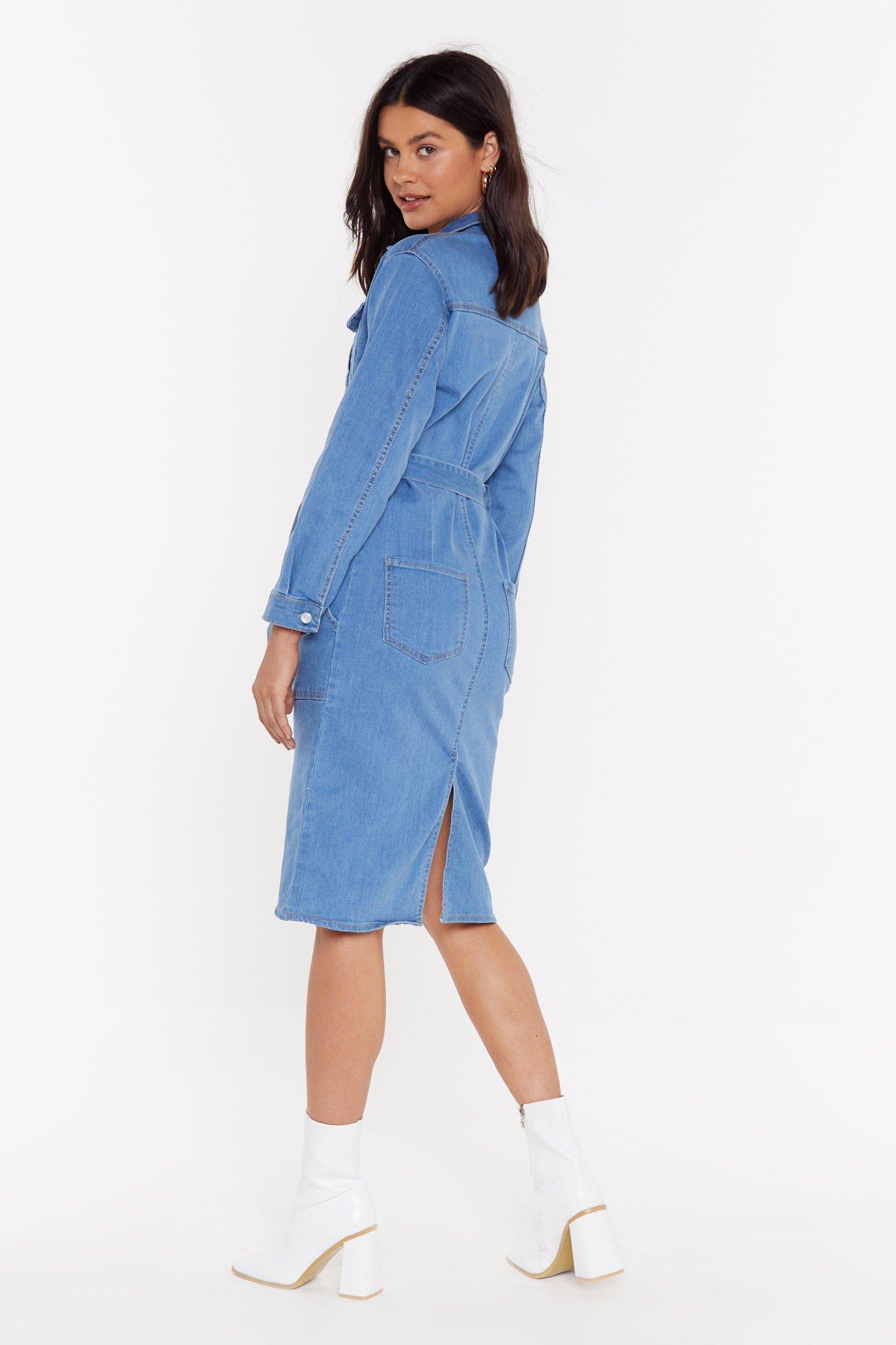 robe midi jean