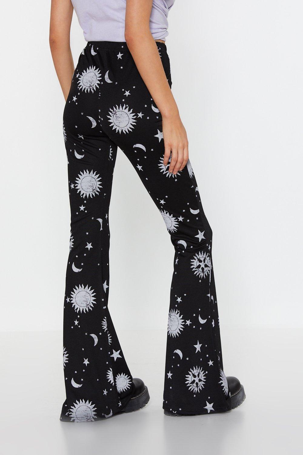 galaxy print joggers