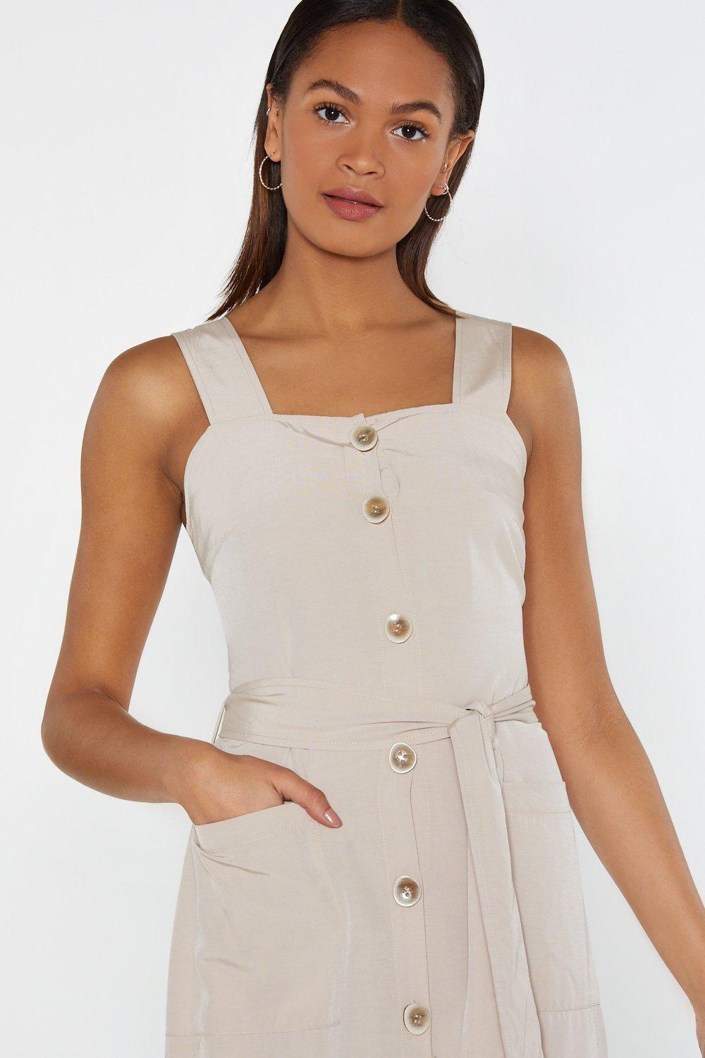 nasty gal linen dress