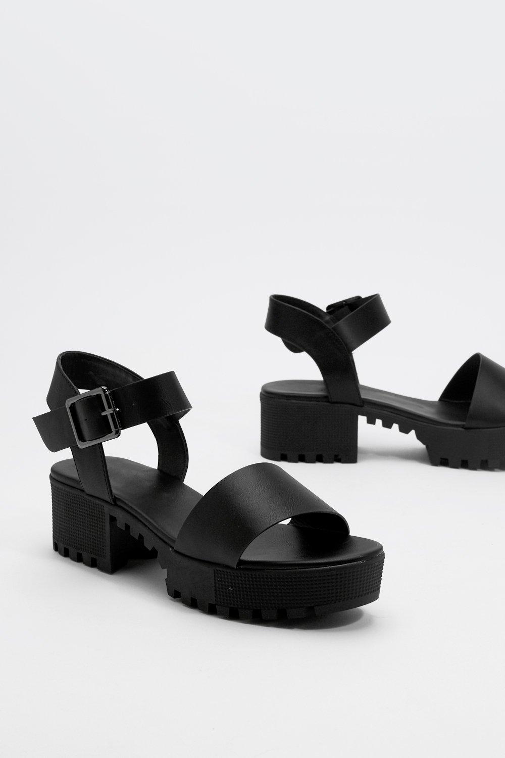 sandals with big platform