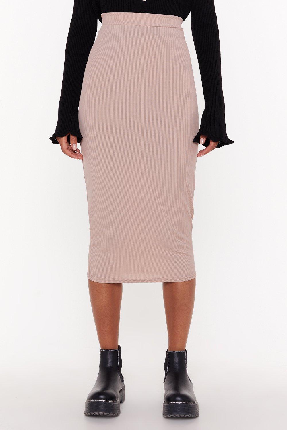 tight midi skirt