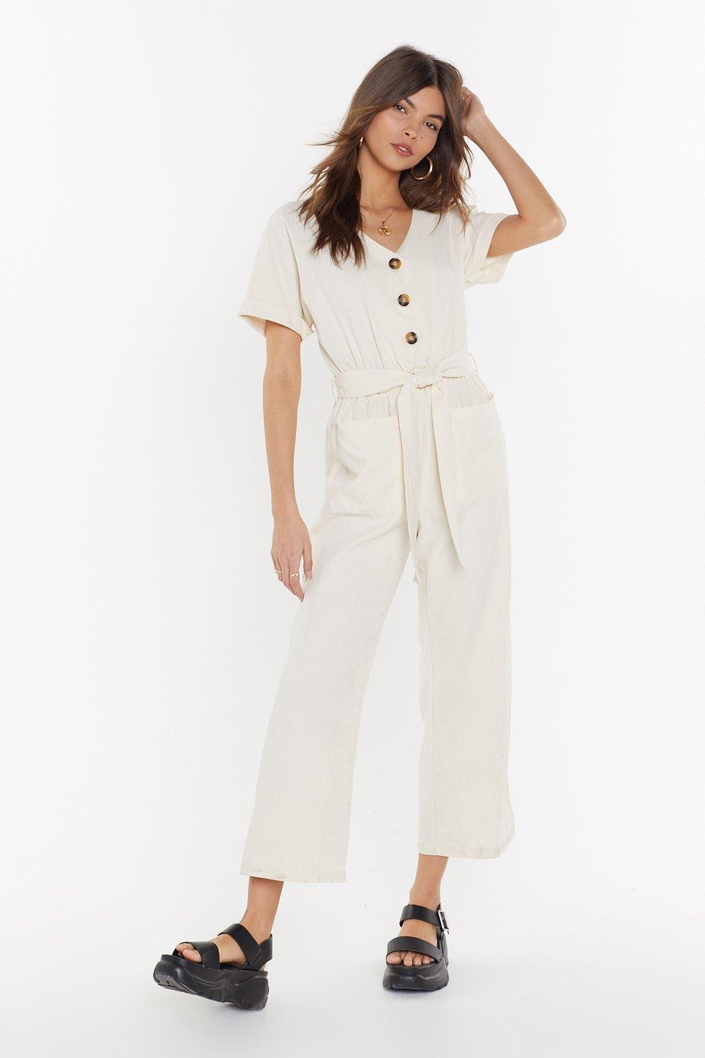 button jumpsuit