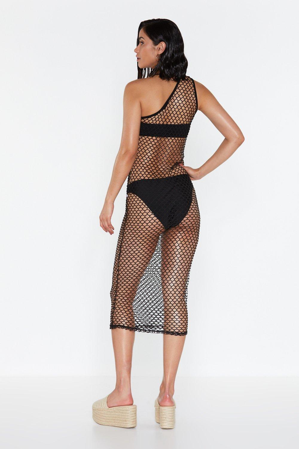 robe plage filet