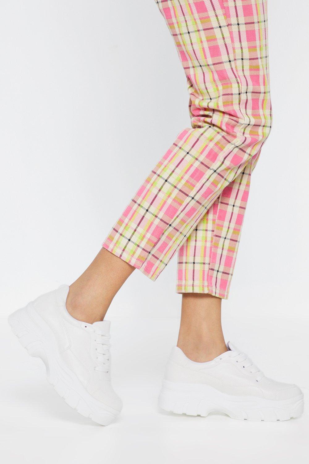 nasty gal platform sneakers