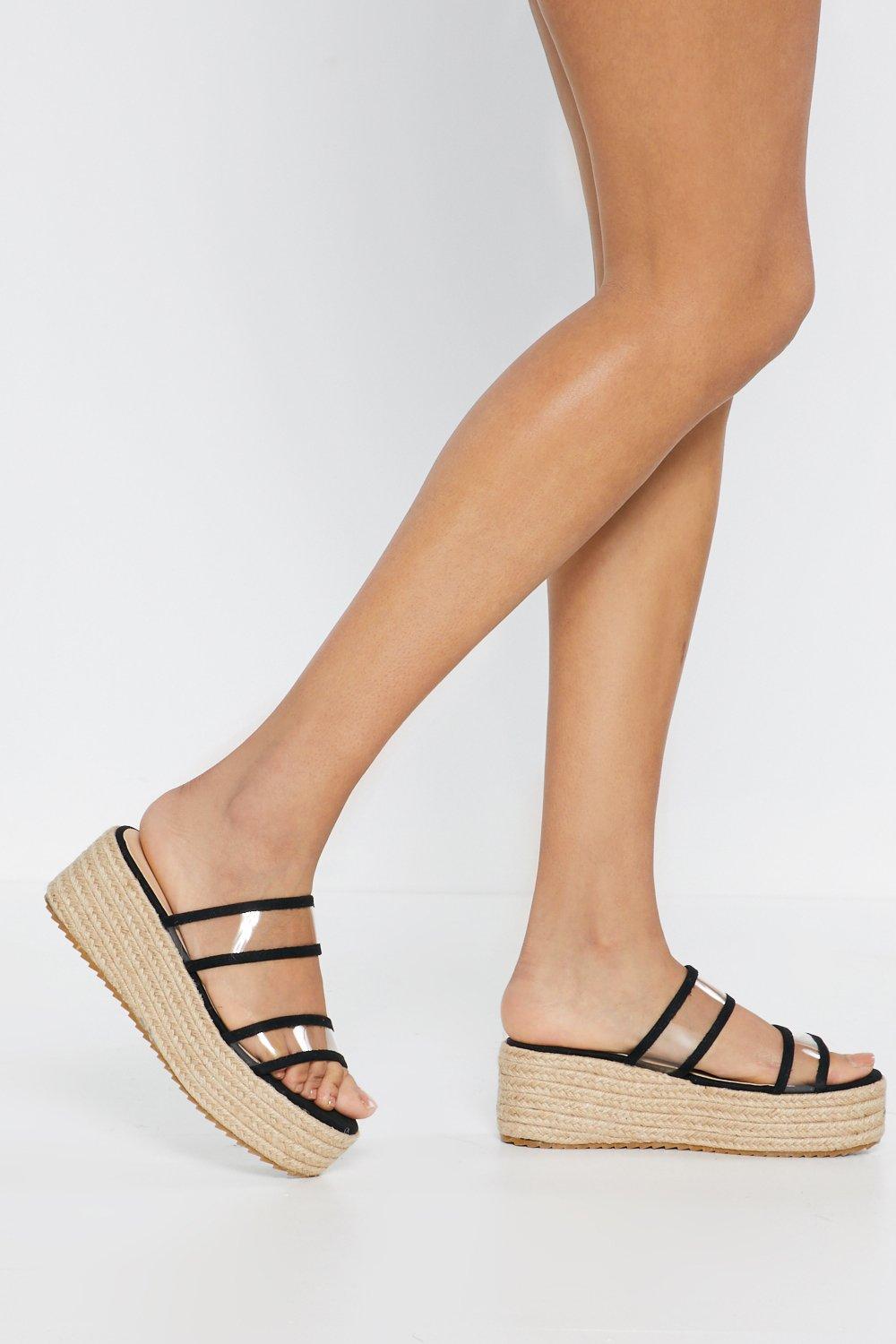 Woven Platform Sandals | Nasty Gal