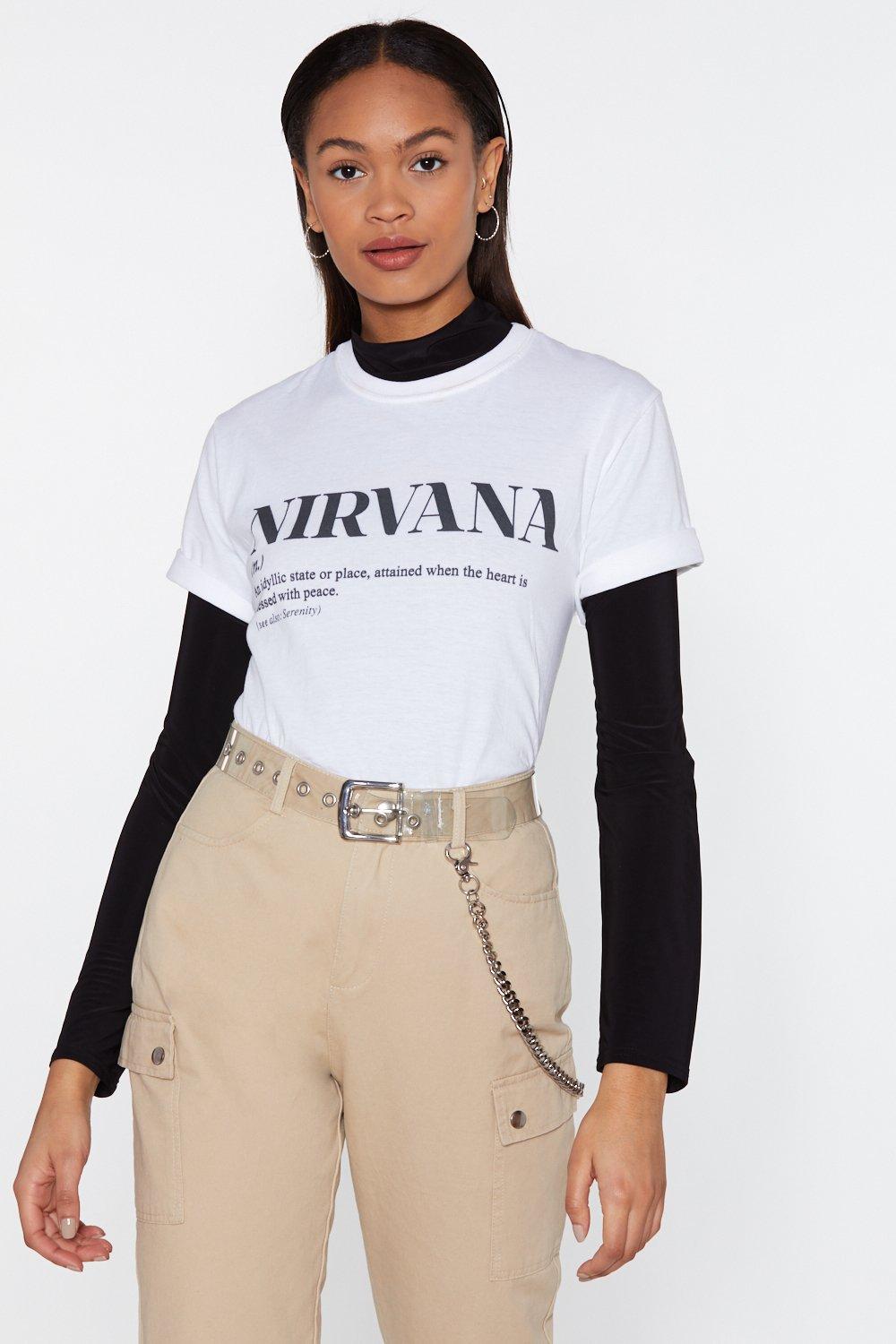 nirvana graphic tee