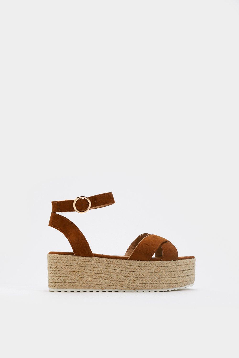 suede espadrille sandals