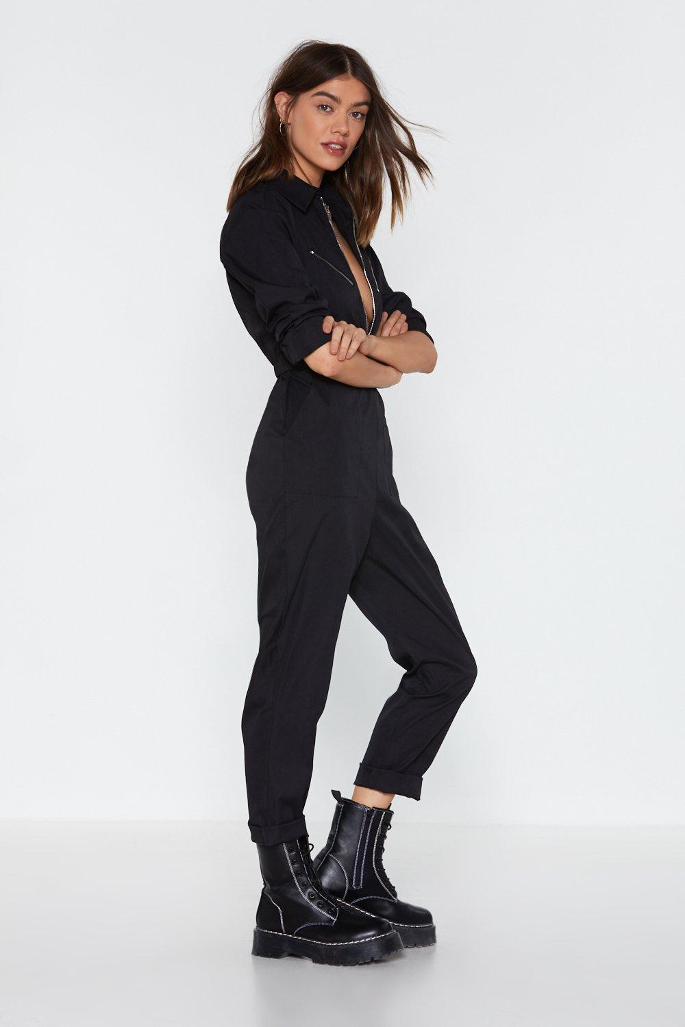 Nastygal Ready to Work It Zip Boilersuit