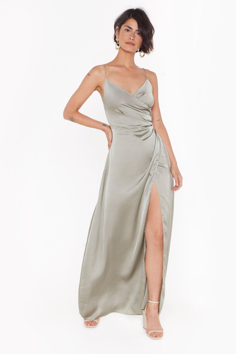 sage maxi dress