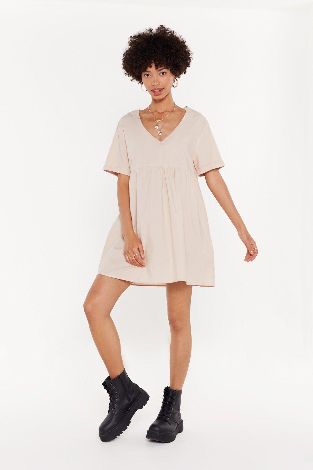 babydoll mini dress