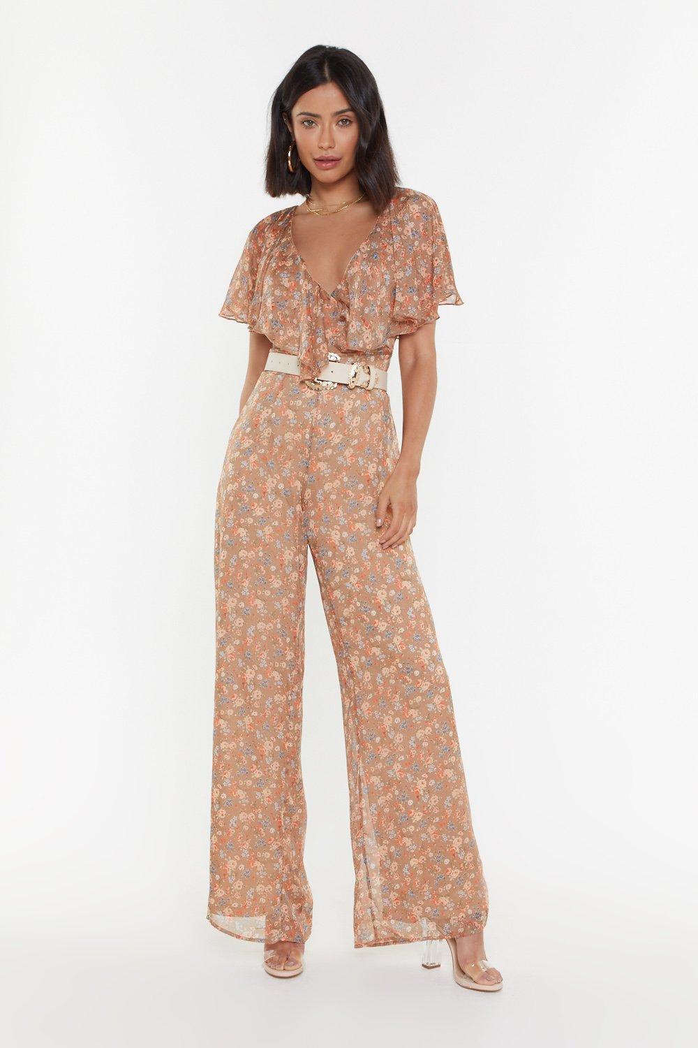 ruffle jumpsuit