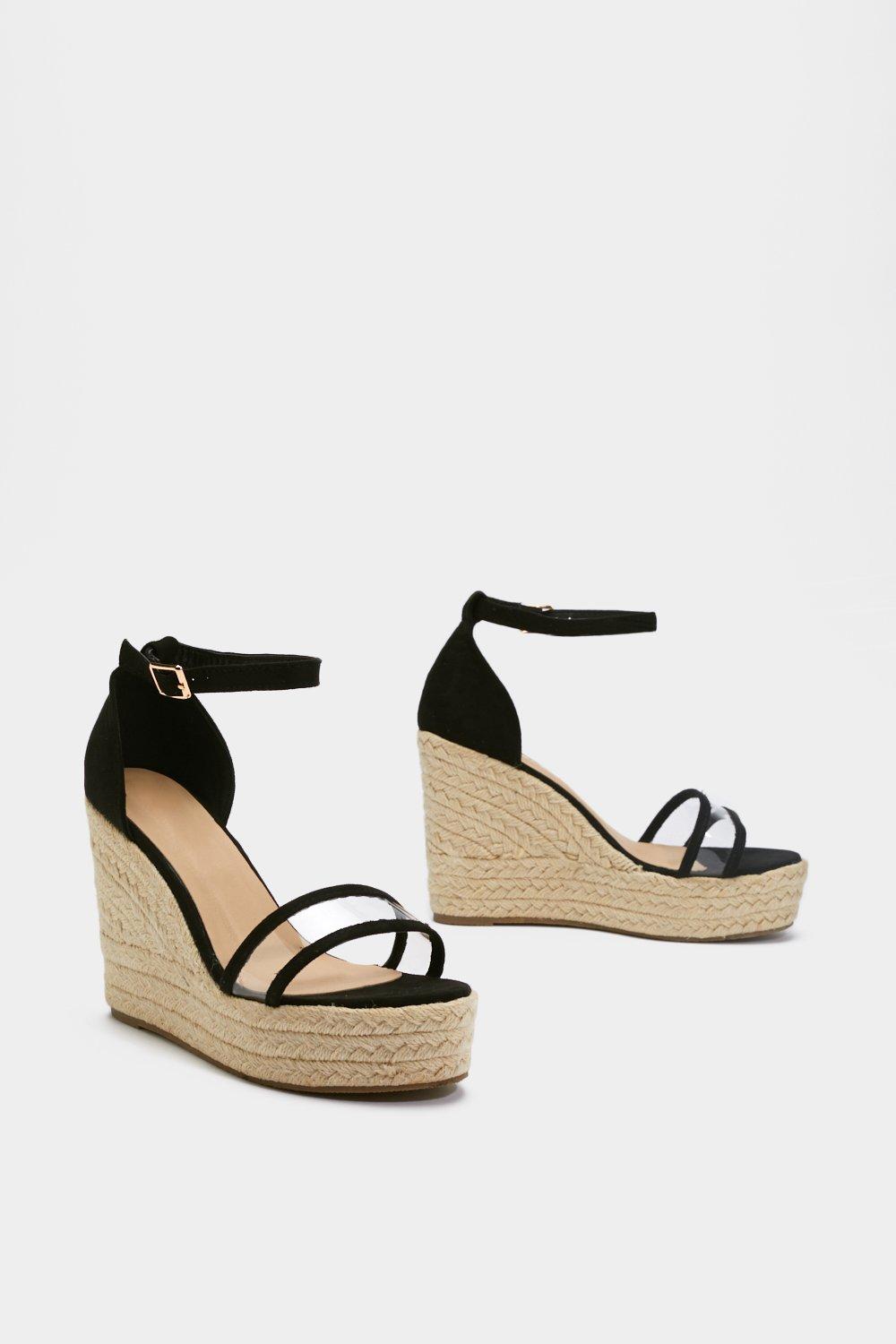 perspex espadrilles