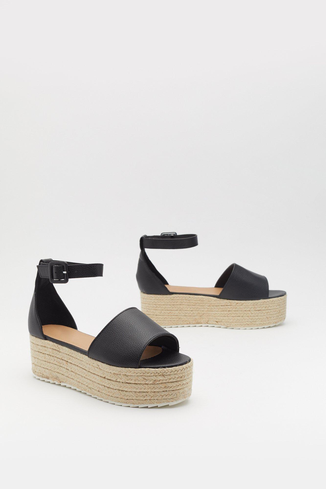 espadrille sandale