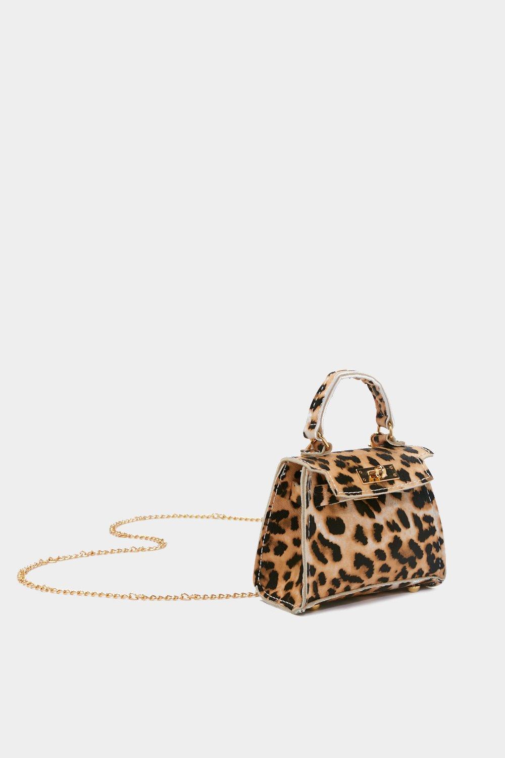 animal print mini bag