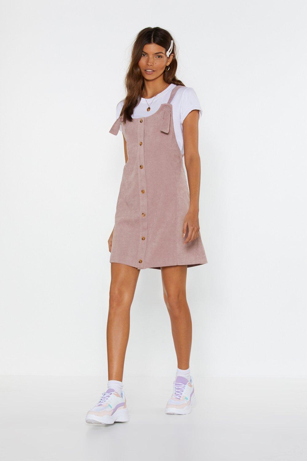 cord mini dress