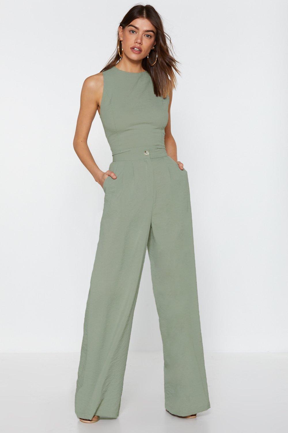 Wide Leg High Waisted Pants