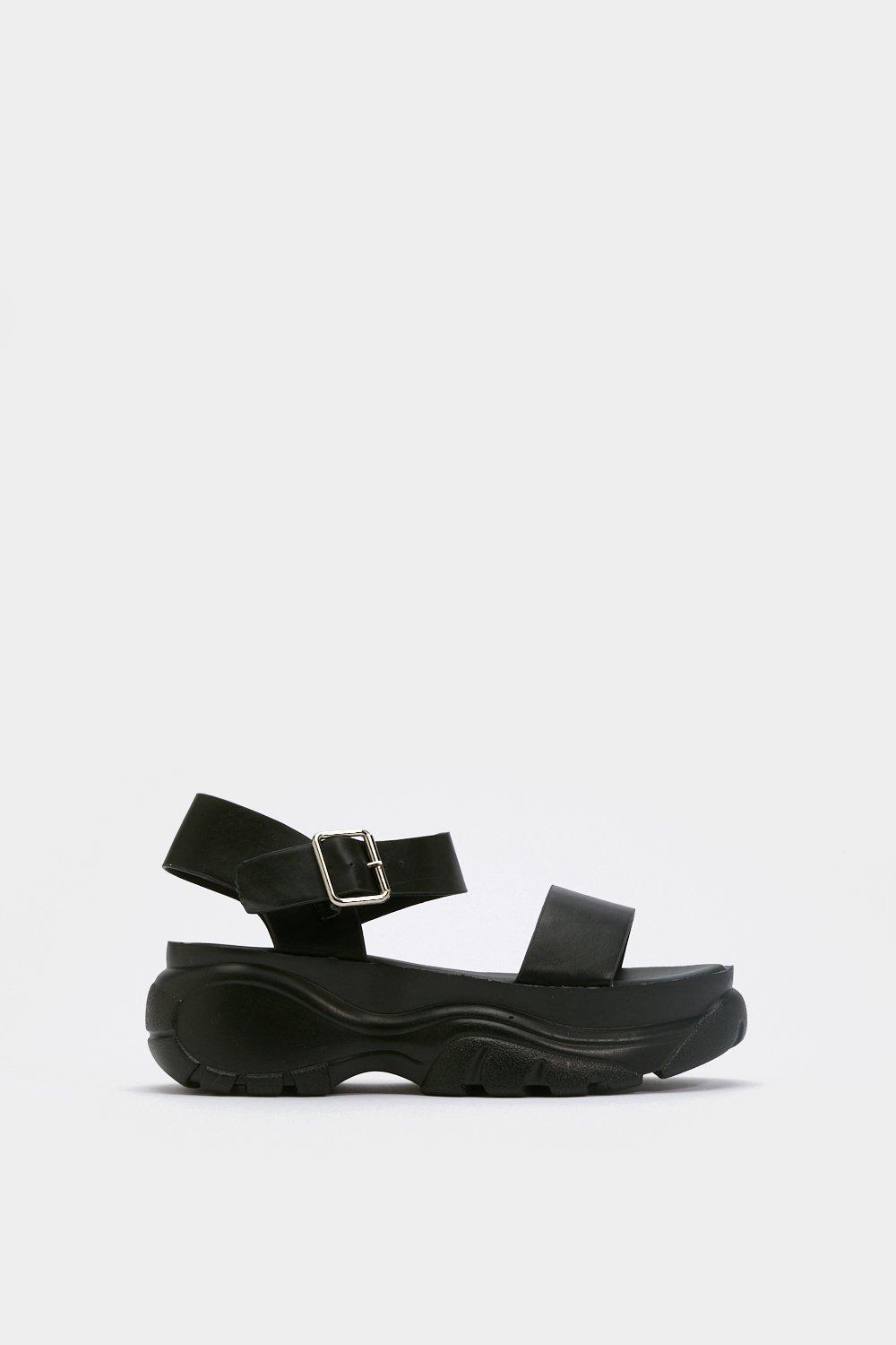 flatform chunky sandals