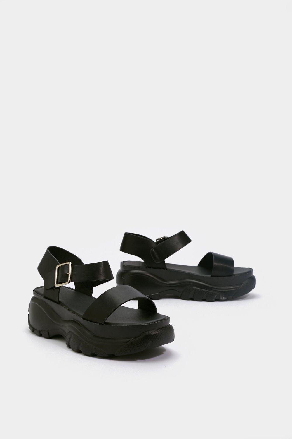 nasty gal platform sandals