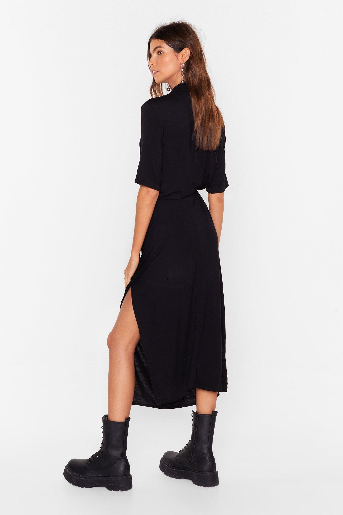 tee bt belted midi dress