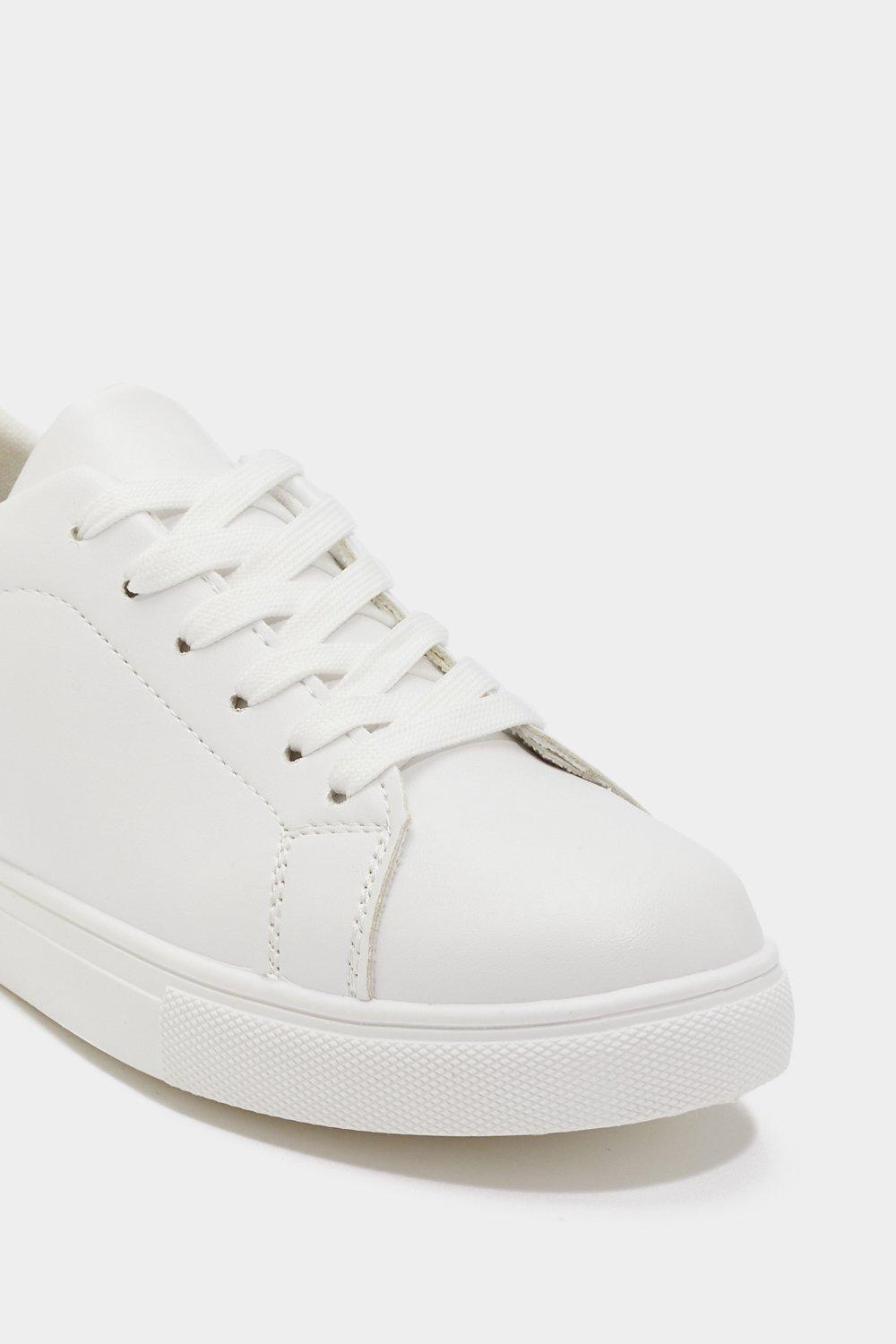 leather lace up sneakers