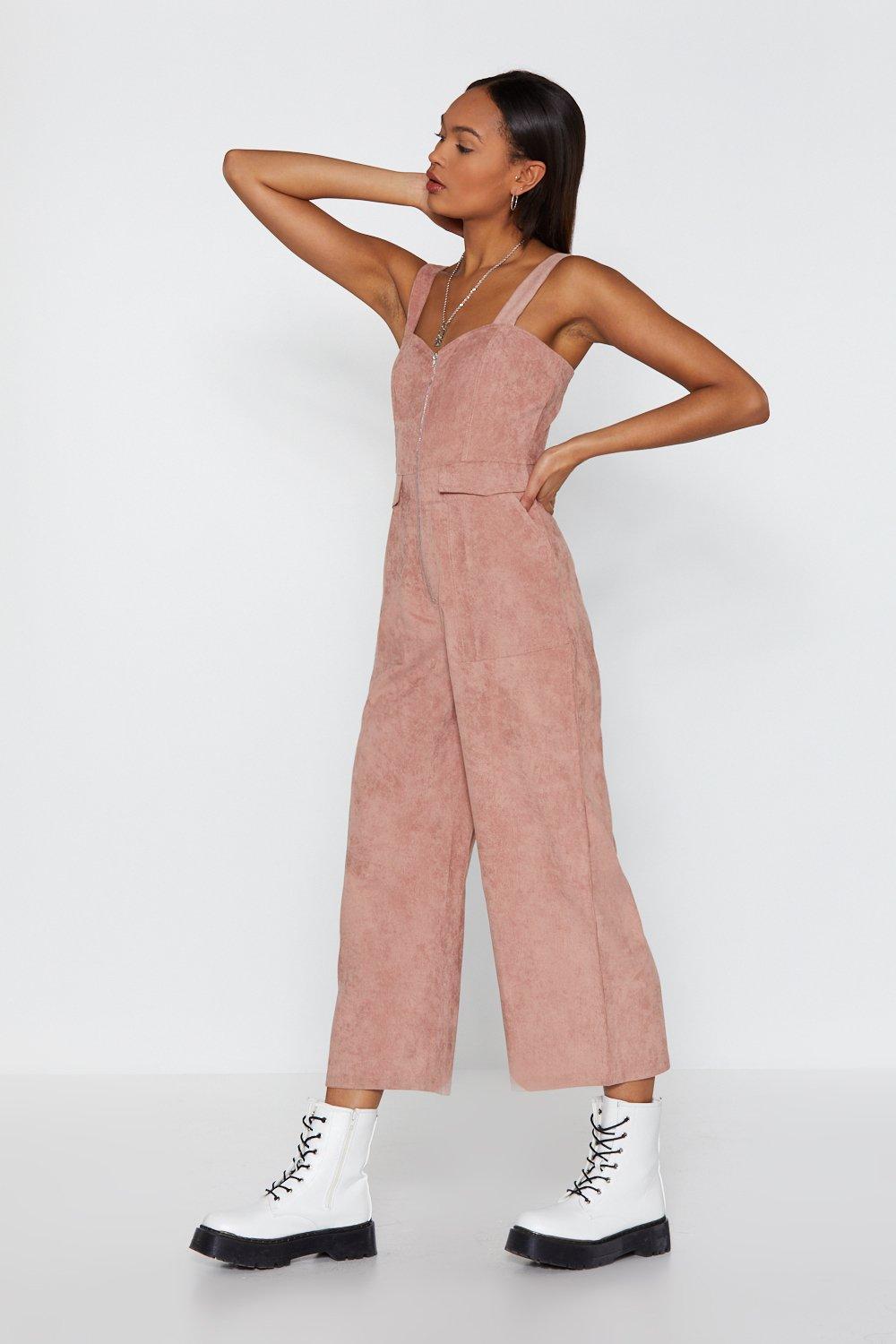 jumpsuit in pink