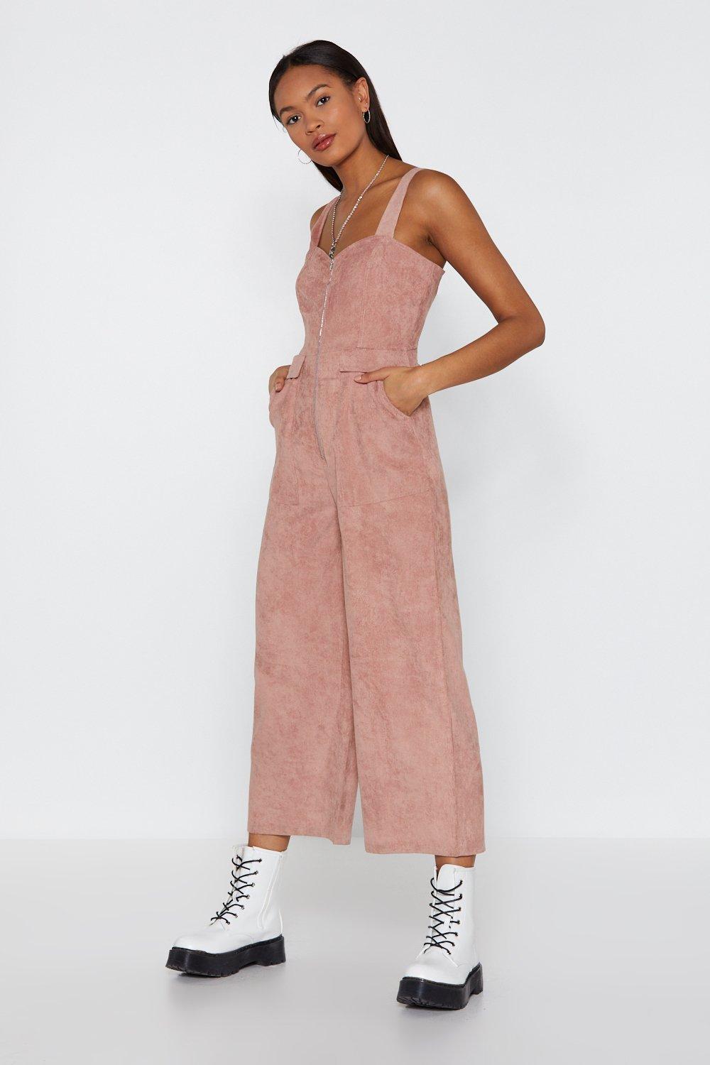 nasty gal pink jumpsuit