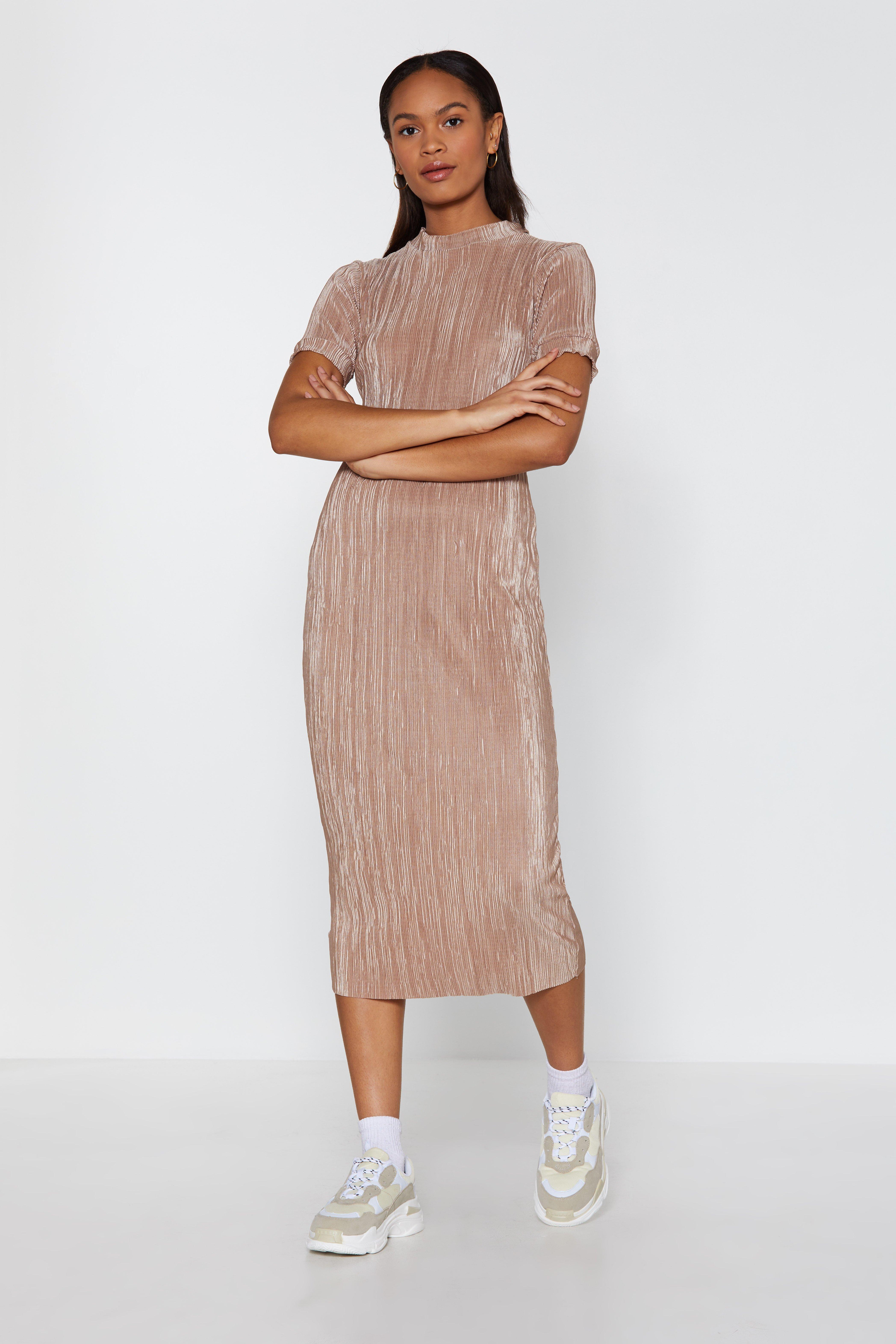 plisse dress