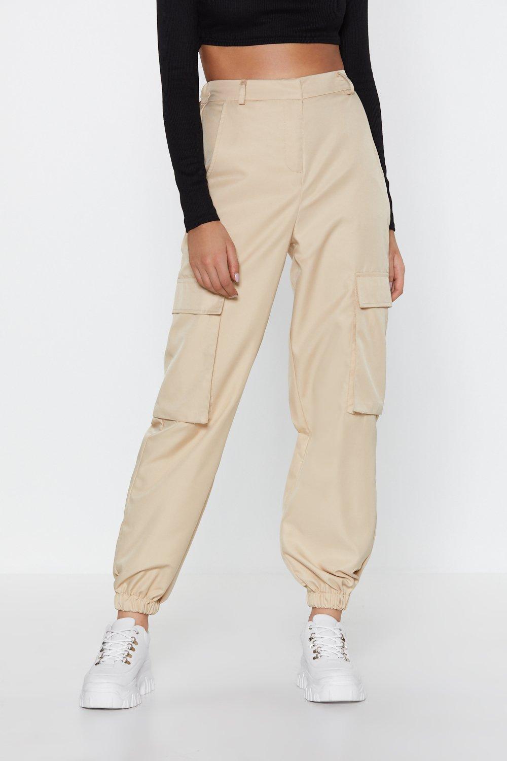 cargo high waisted jeans