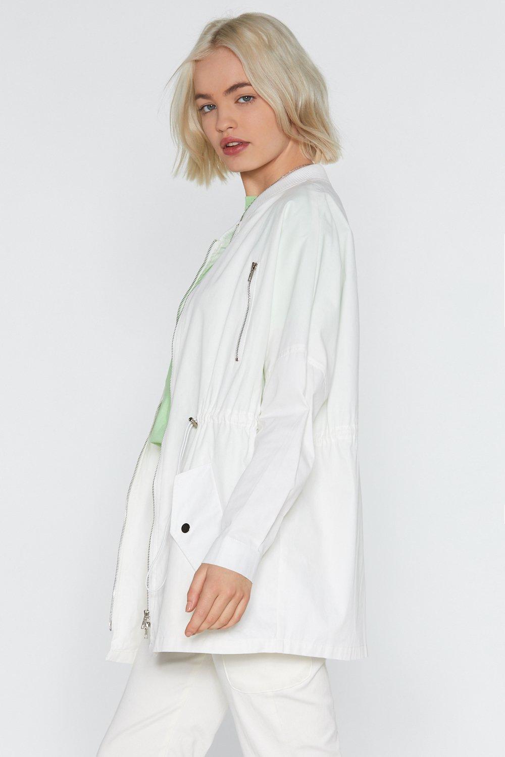 white utility jacket