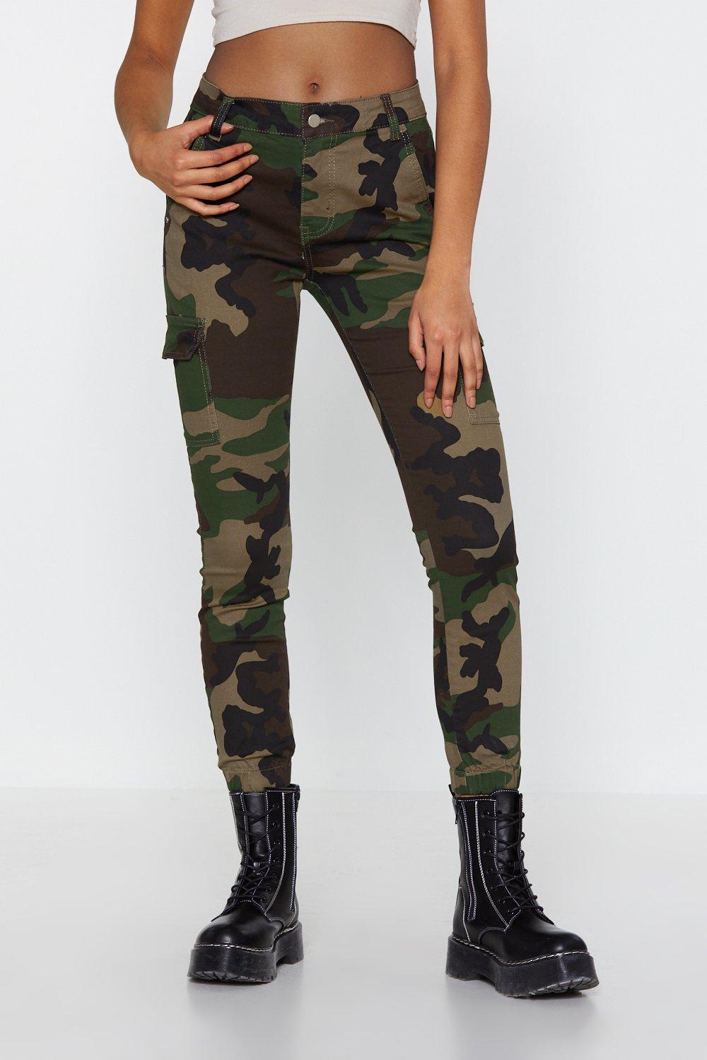 camo skinny jeans