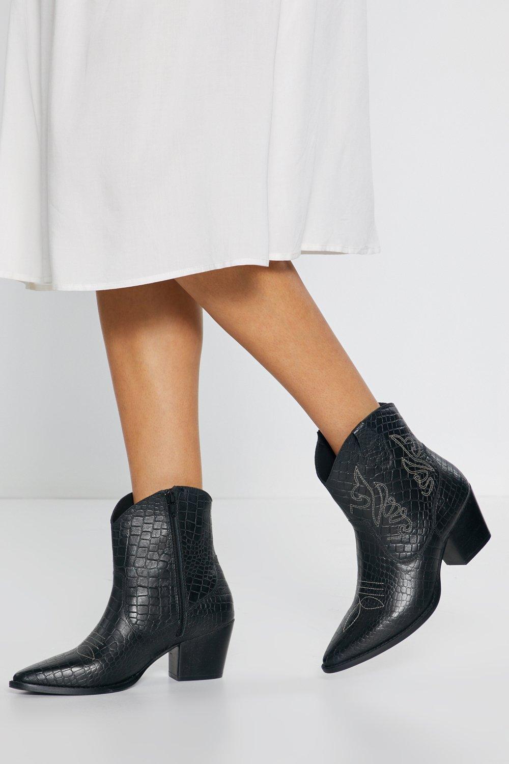 nasty gal cowboy boots