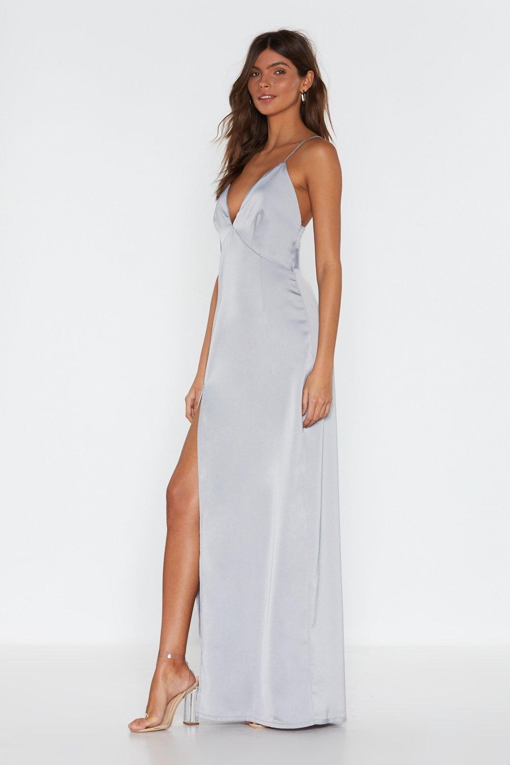 flare maxi dress