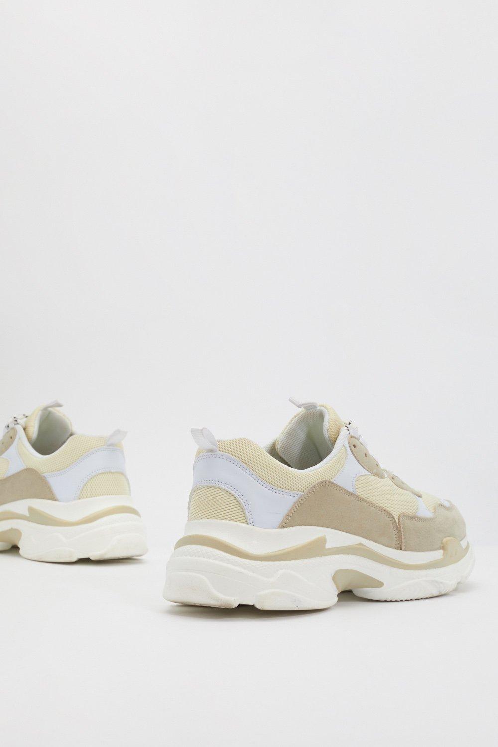 nasty gal white trainers
