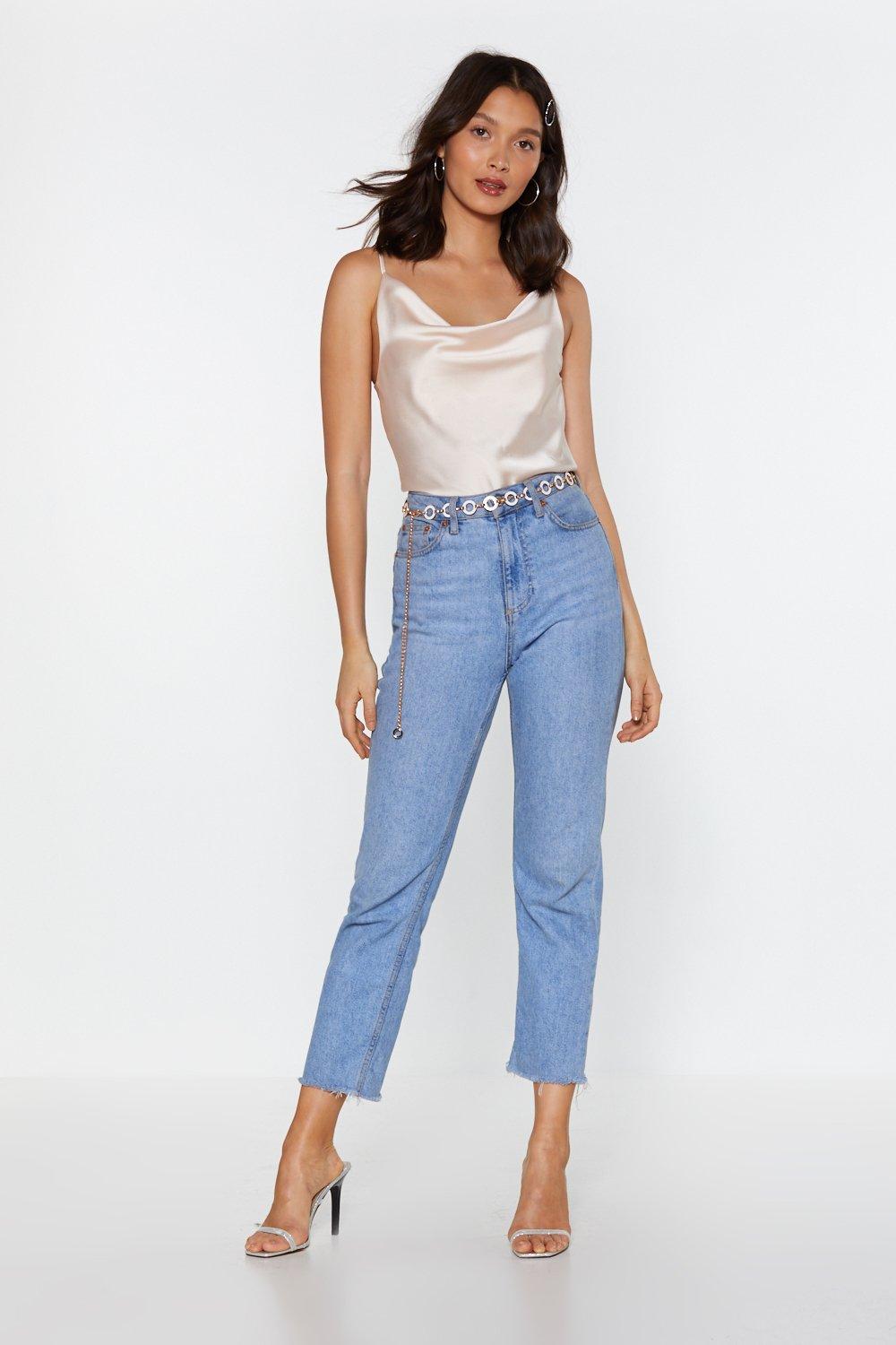 cowl hearted satin top