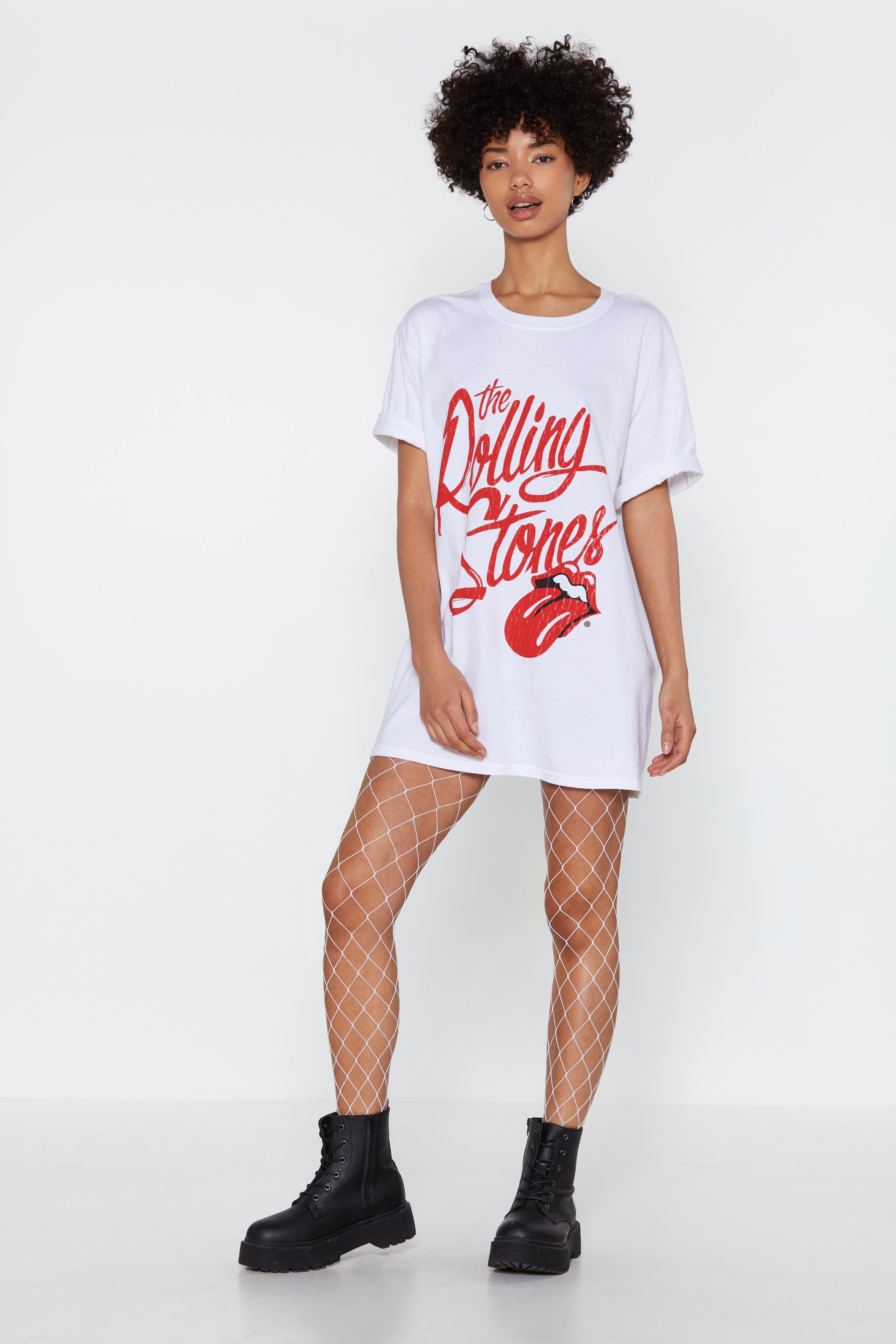 rolling stones t shirt dress