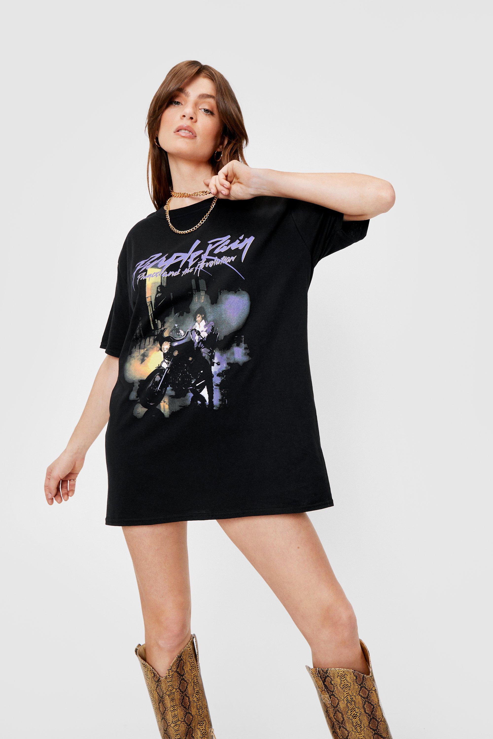 Oversized Graphic T Shirt Dress on Sale ...