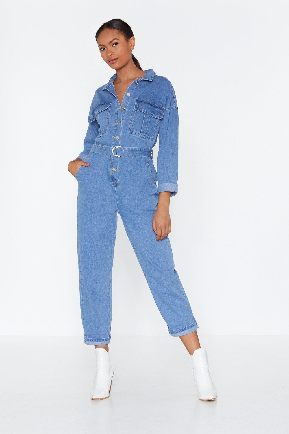 best denim boiler suit