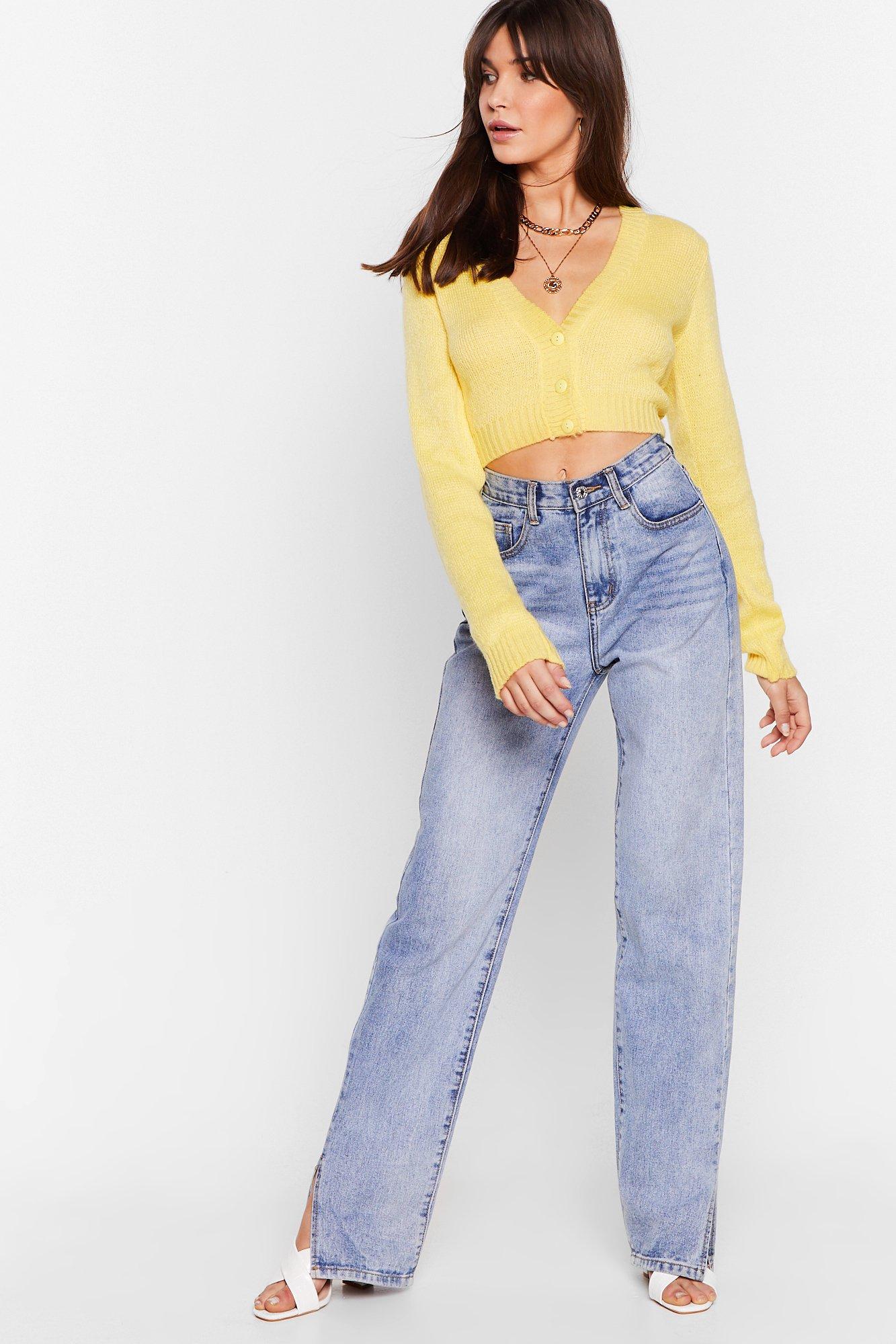 crop cardigan outfits