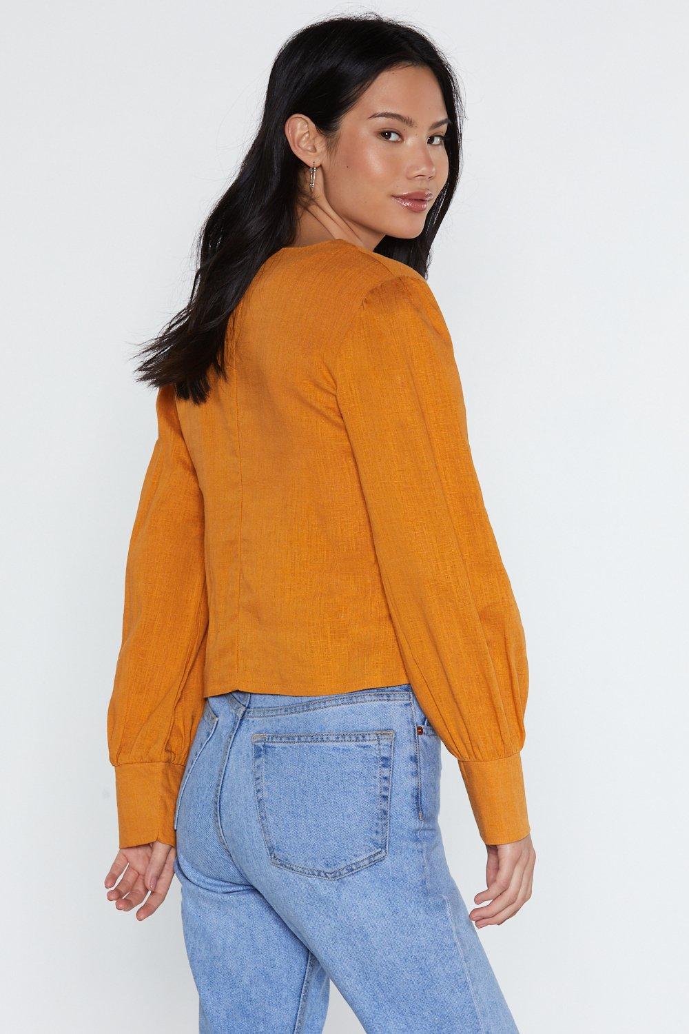 big button shirt